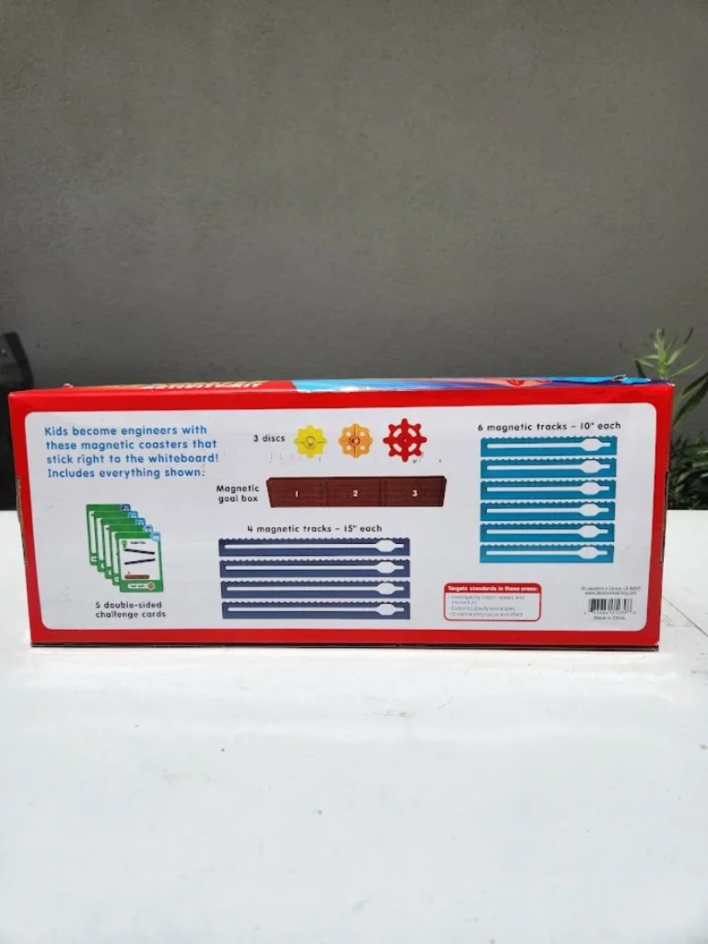 Lakeshore Engineer-A-Coaster Activity Kit LL570 Roller Coaster STEM Toy Magnetic